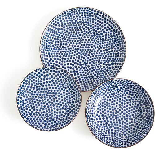 Sienna 18-Piece Porcelain Plate Set - LA REDOUTE INTERIEURS - Modalova