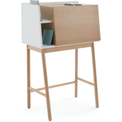 Graphy Oak Veneer Secretary Desk - LA REDOUTE INTERIEURS - Modalova