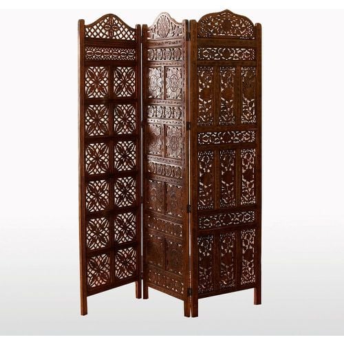 Aima Moucharabieh-Style Mango Wood Screen - SO'HOME - Modalova