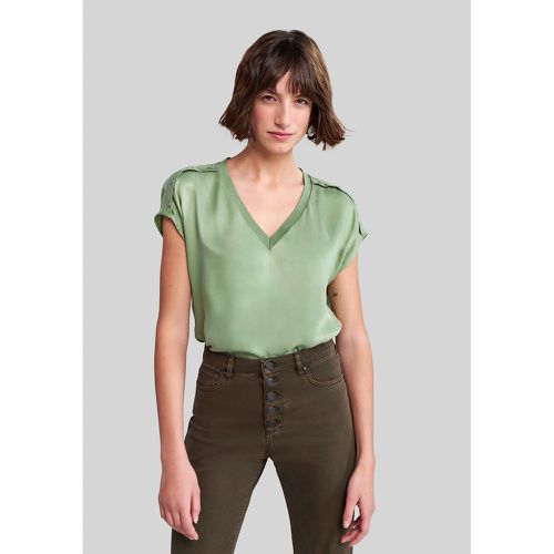 V-Neck Blouse with Short Sleeves - IKKS - Modalova