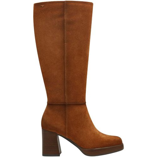 Suede Heeled Calf Boots - tamaris - Modalova