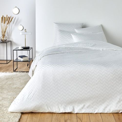 Chevron 100% Cotton Satin 300 Thread Count Duvet Cover - LA REDOUTE INTERIEURS - Modalova