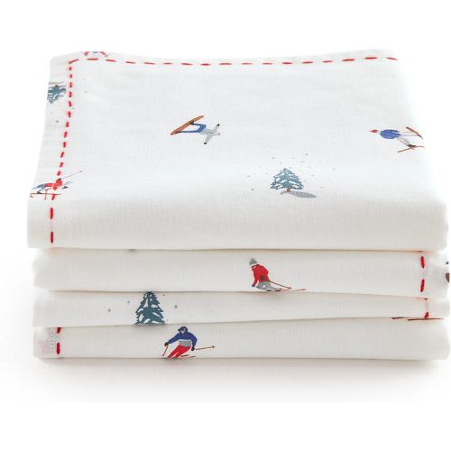 Set of 4 Tout Schuss 100% Washed Cotton Napkins - LA REDOUTE INTERIEURS - Modalova