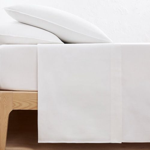 Scenario Plain Washed Cotton Flat Sheet - LA REDOUTE INTERIEURS - Modalova