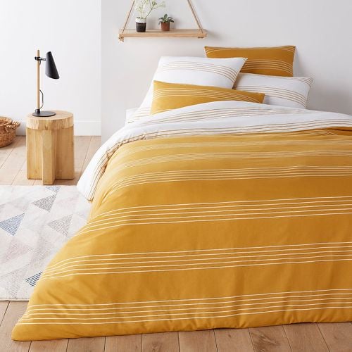 Horizon Striped 100% Cotton Pillowcase - LA REDOUTE INTERIEURS - Modalova