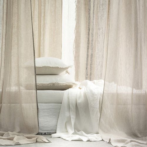 Jaliska Single 100% Linen Curtain with Tab Top - AM.PM - Modalova