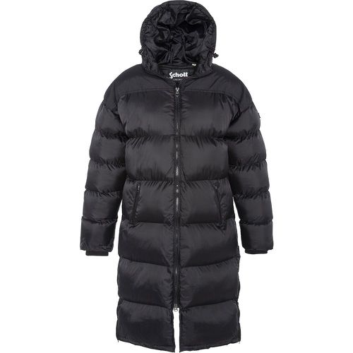 Max Long Padded Jacket with Hood - Schott - Modalova