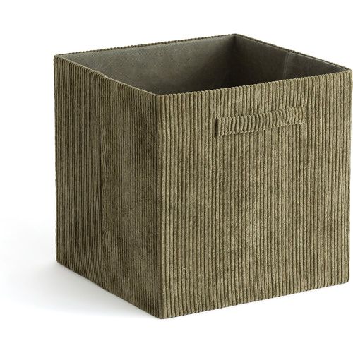 Veloudo Corduroy Foldable Cube Basket - LA REDOUTE INTERIEURS - Modalova