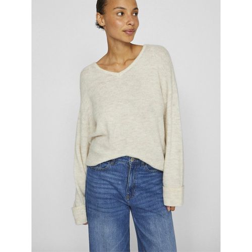 V-Neck Jumper in Soft Knit - Vila - Modalova