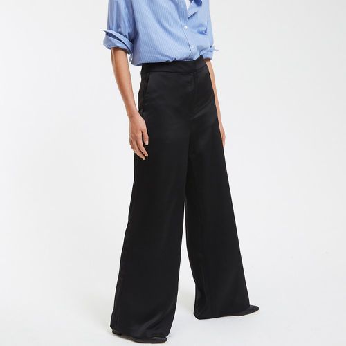 Satin Wide Leg Trousers, Length 31.5" - LA REDOUTE COLLECTIONS - Modalova