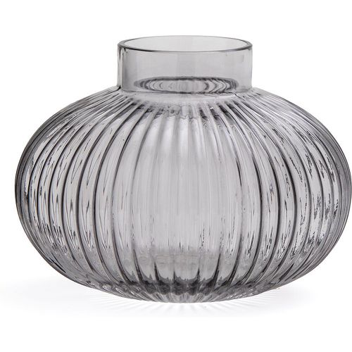 Afa 15cm High Round Striated Glass Vase - LA REDOUTE INTERIEURS - Modalova