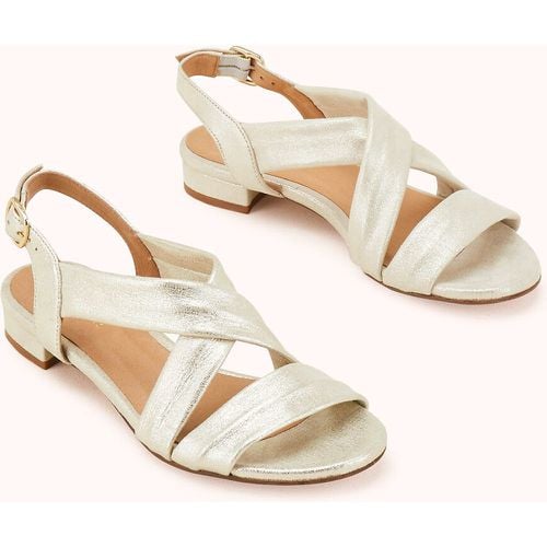 Vassio Leather Flat Sandals - COSMOPARIS - Modalova