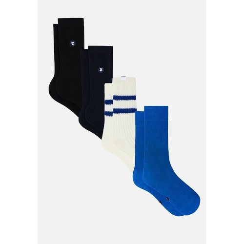 Pack of 4 Pairs of Crew Socks - LE SLIP FRANCAIS - Modalova