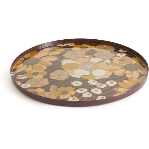 Solanne Floral Round Metal Tray - LA REDOUTE INTERIEURS - Modalova