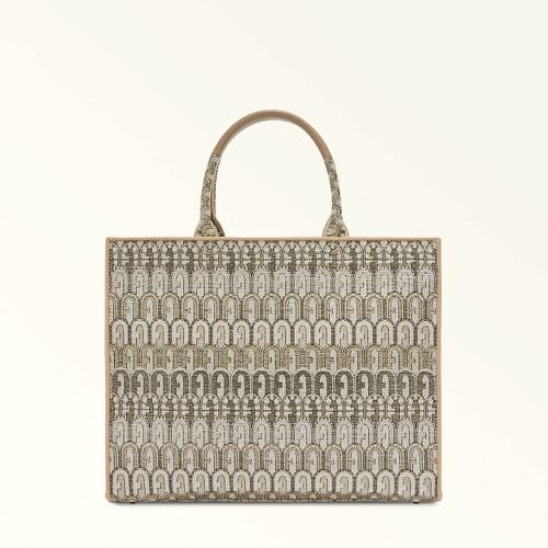 Large Opportunity Tote Bag in Cotton Mix - FURLA - Modalova