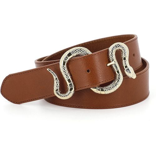 La Crush Leather Belt - HERBERT FRERE SOEUR - Modalova