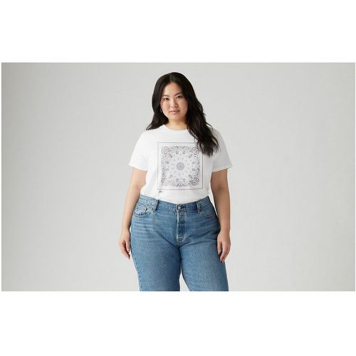 Printed Cotton T-Shirt with Crew Neck - LEVI’S PLUS - Modalova