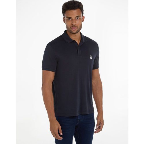 Cotton Regular Polo Shirt with Embroidered Logo - Tommy Hilfiger - Modalova