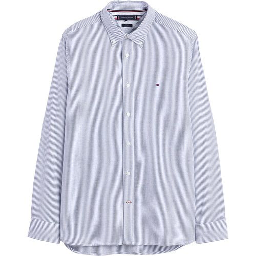 Striped Oxford Cotton Shirt - Tommy Hilfiger - Modalova