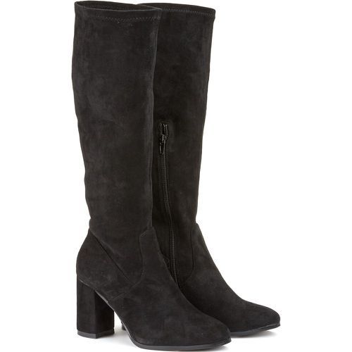 Stretch Knee-High Boots with Block Heel - LA REDOUTE COLLECTIONS - Modalova