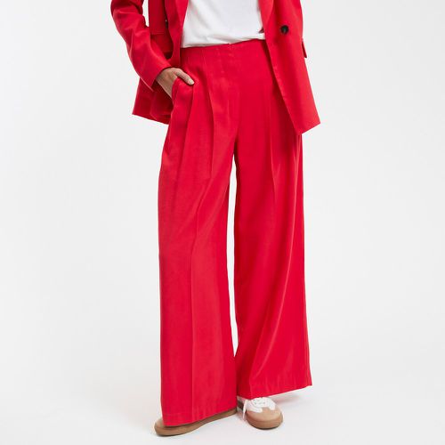 Wide Leg Trousers with High Waist, Length 30" - LA REDOUTE COLLECTIONS - Modalova