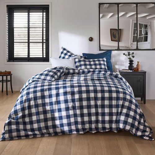 Aveiro Checked Gingham 100% Cotton Duvet Cover - LA REDOUTE INTERIEURS - Modalova