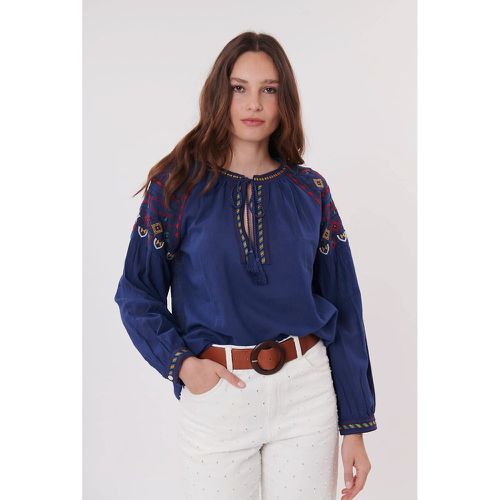 Rekjavic Embroidered Cotton Blouse - DERHY - Modalova