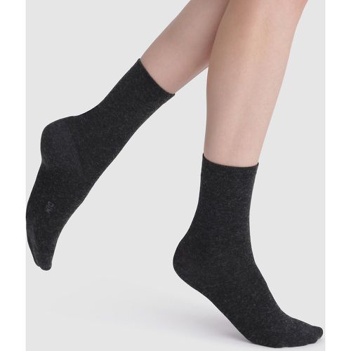 Pair of Soft Knit Crew Socks - Dim - Modalova