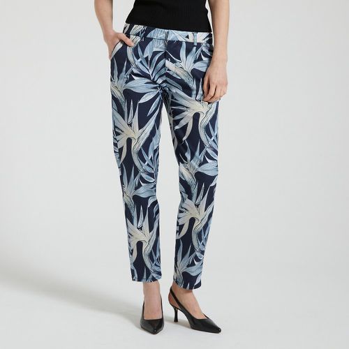 Leaf Print Cotton Chinos - Only - Modalova