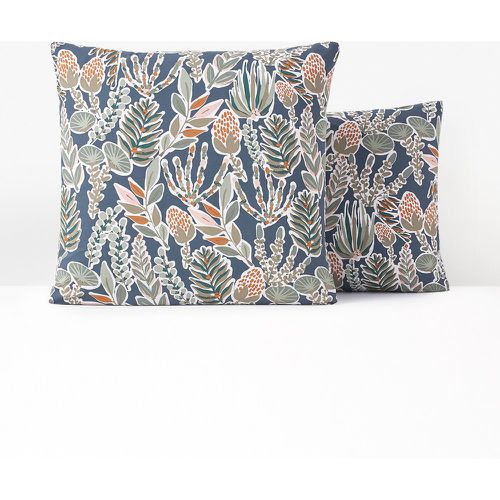 Aqua Botanical 100% Cotton Percale 200 Thread Count Pillowcase - LA REDOUTE INTERIEURS - Modalova