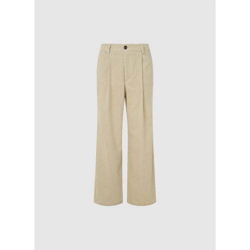 Da Wide Leg Trousers in Corduroy with Pleat Front - Pepe Jeans - Modalova