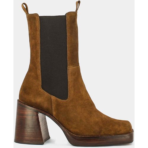 Bossa Suede Ankle Boots with Heel - JONAK - Modalova