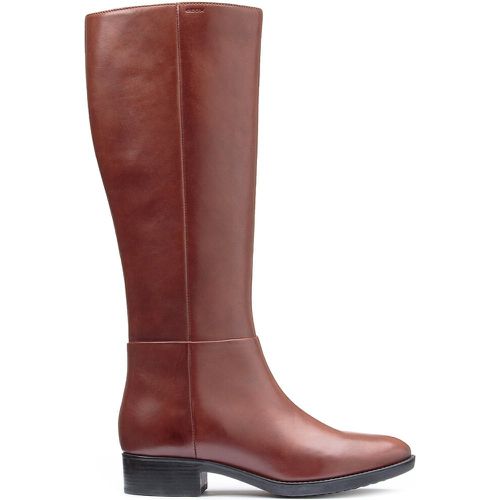 Felicity Knee-High Boots in Breathable Leather - Geox - Modalova