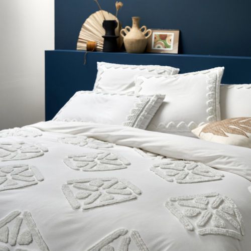 Borneo Textured 100% Cotton Duvet Cover - LA REDOUTE INTERIEURS - Modalova