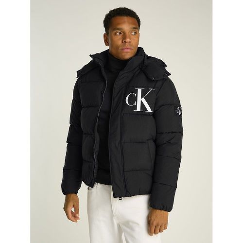 Hooded Padded Jacket with Synthetic Lining - Calvin Klein Jeans - Modalova