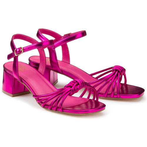 Metallic Thin Strap Sandals with Heel - LA REDOUTE COLLECTIONS - Modalova