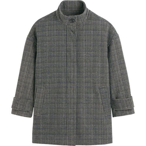 Recycled Checked Winter Coat, Mid-Length - LA REDOUTE COLLECTIONS - Modalova