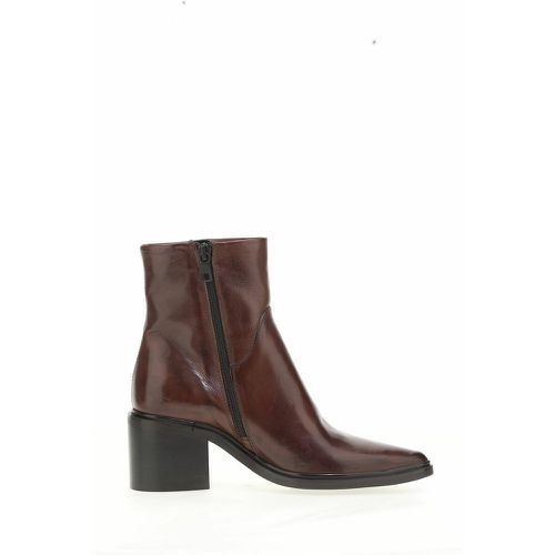 Leather Pointed Ankle Boots - MJUS - Modalova