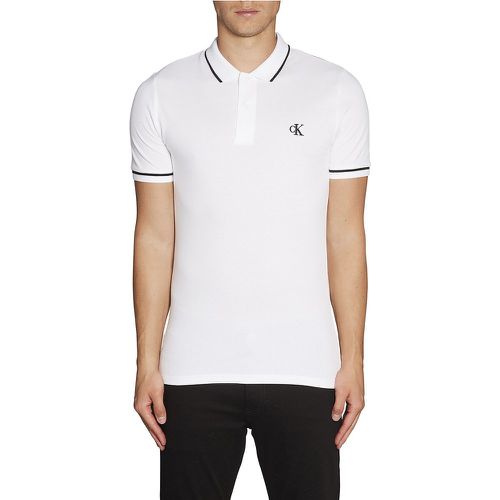 Tipping Slim Polo Shirt in Cotton Pique - Calvin Klein Jeans - Modalova