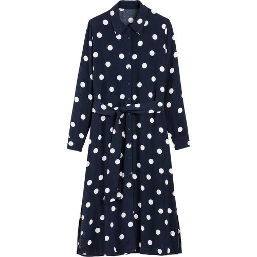 Midi Shirt Dress in Polka Dot Print - LA REDOUTE COLLECTIONS - Modalova