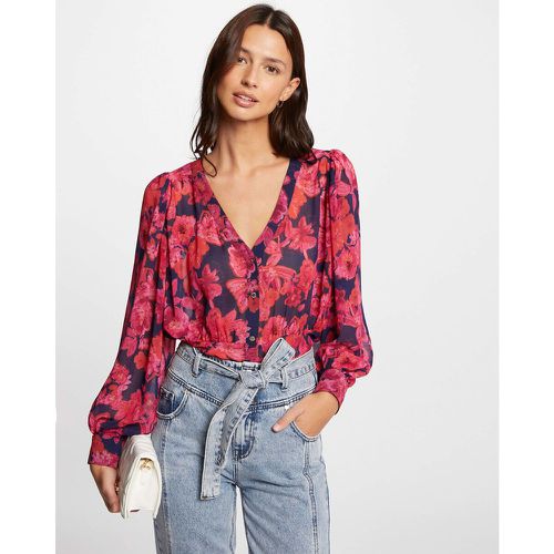 Floral Long Sleeve Shirt - Morgan - Modalova