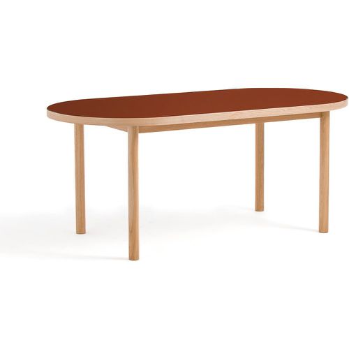 Evergreen Oak and Glass Table Seats 6 - LA REDOUTE INTERIEURS - Modalova