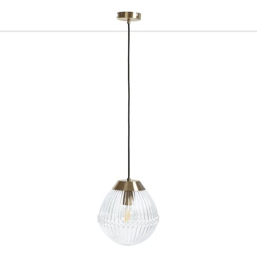 Ari 26cm Dimeter Brass and Textured Glass Ceiling Light - LA REDOUTE INTERIEURS - Modalova