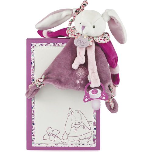 Cherry the Rabbit Velcro Dummy Clip - Doudou et Compagnie - Modalova