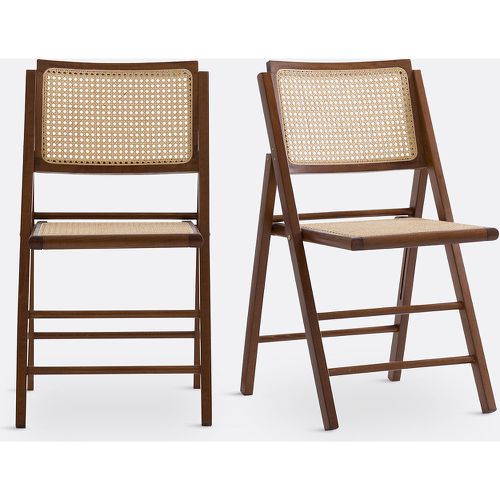 Set of 2 Rivia Beech & Cane Folding Chairs - LA REDOUTE INTERIEURS - Modalova