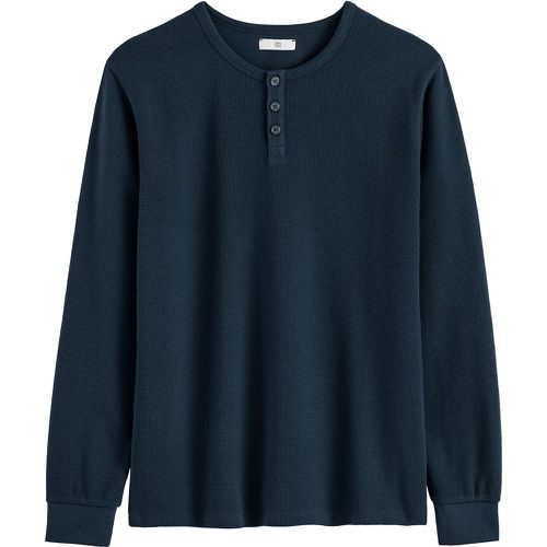 Grandad Collar T-Shirt with Long Sleeves - LA REDOUTE COLLECTIONS - Modalova