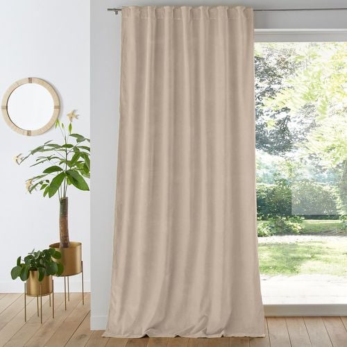 Velvet Single Hidden Tab Curtain - LA REDOUTE INTERIEURS - Modalova