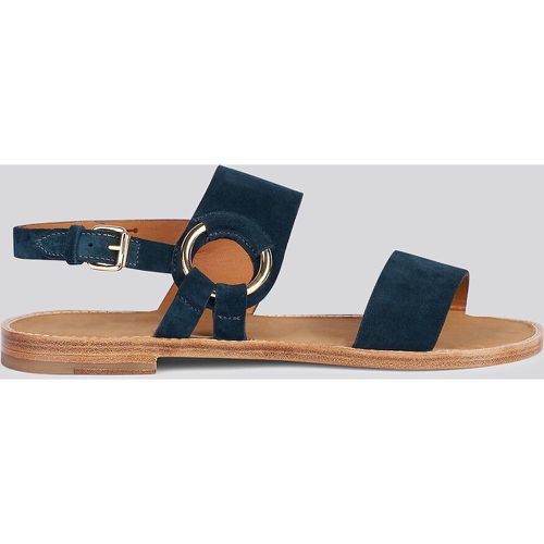 Brady Suede Flat Sandals - ANTHOLOGY PARIS - Modalova