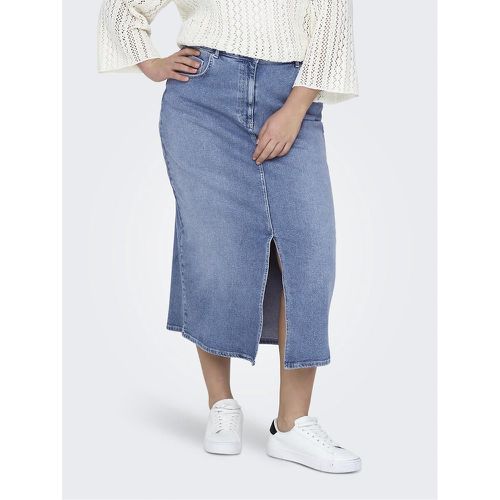 Denim Maxi Skirt with High Waist - ONLY CARMAKOMA - Modalova