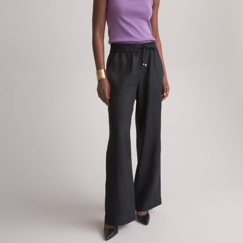 Linen Wide Leg Trousers, Length 30.5" - Anne weyburn - Modalova